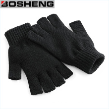 Warm Knitted Fingerless Gloves, Thick Half Gloves